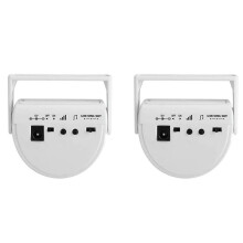 2X Wireless Guest Welcome Chime Alarm Door Bell 32Song PIR Motion Sensor for Shop Entry Company Security Protection