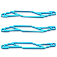 3X Plaque de Batterie en Métal pour Pièces de Mise à Niveau de Voiture  TT02 TT-02 1/10 Télécommandée