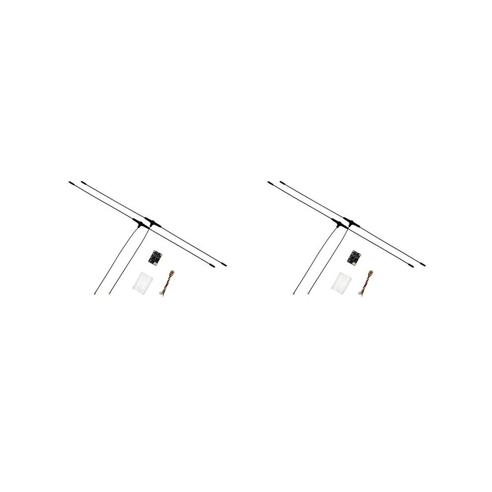 2X Elrs Receiver 433Mhz Rx Dual Diversity Receiver 2X100mw Built-In C3 Tcxo For Rc Fpv Traversing Drones Parts 6033360371972