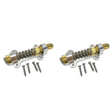 2X Stabilizzatore per Ponte Tremolo In Ottone per Chitarra Elettrica Dispositivo di Stabilizzazione Dispositivo di Regolazione 'Armamento