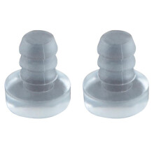400PCS Glass Tabletop Shock Recessed Rubber Cabinet Door Anti-Shock Pellets for Patio Countertops, Fits 3/16Inch Hole