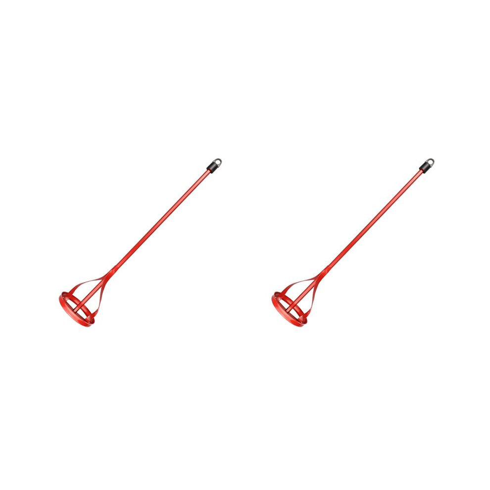 2X Hexagon Shaft Plaster Paint Mixer Mixing Paddle Rod Electric Drill Construction Agitator Putty Cement Grouting Tool 6033708753774