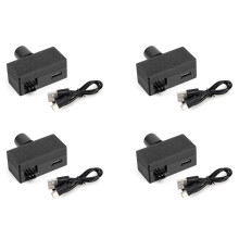 4X Fan Speed Controller 4Pin PWM Fan Governor TYPE-C Power Supply DIY Watercooling Cooler High Power PWM Fan Governor
