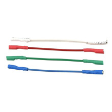 Turntable Phonograph Lead Headshell Stereo Cartridge Record Player Headshell Wires 8Pcs for Record Player Replacement