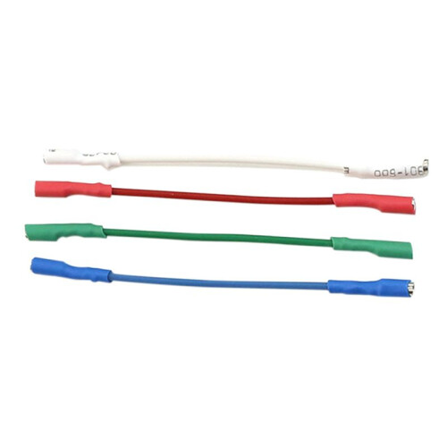 Turntable Phonograph Lead Headshell Stereo Cartridge Record Player Headshell Wires 8Pcs for Record Player Replacement 1