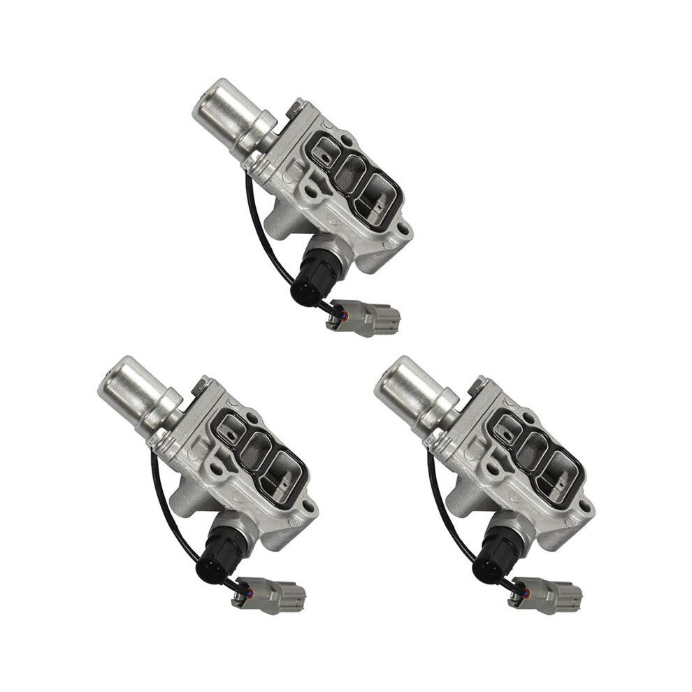 3X Vtec Solenoid Spool Valve 15810-Plr-A01 15810Plra01 For 2001-2005 Ex Hx Sohc 1.7L1.7l Silver 4713641262954