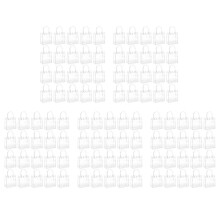 100Pcs Transparent Gift Bag with Handle Wedding Candy Gift Packaging Reusable Tote Bag Christmas Shower 15x20x7cm