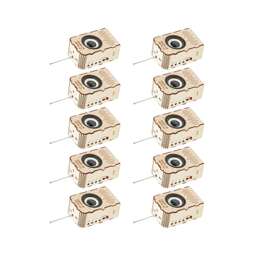 Photos - Creativity Set / Science Kit 10X DIY Radio Model Physical Practical Toy Educational Toy Kits Wooden Science Project Model