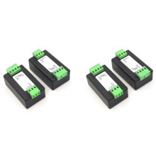 2X Extension Wiegand / Convertisseur de Format de Signal Wiegand Vers RS485 Reconnaît Automatiquement les Formats WG Extensible Jusqu'à 500 M