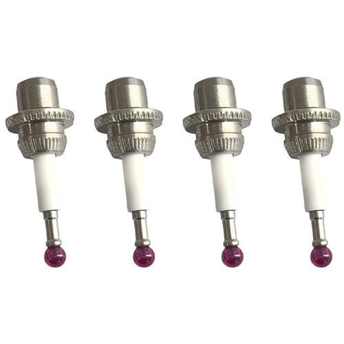 4X 3D Sensor 80.362.00 Touch Probe Stylus M3 4mm Ruby  Ceramic Stem CNC Cmm Machine 1Pc
