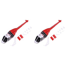 2X RC Toy Helicopter Upgrade C138 Fuselage Shell Kit for RC ERA C138 Bell 206 1:33 RC Toy Helicopter Parts Red