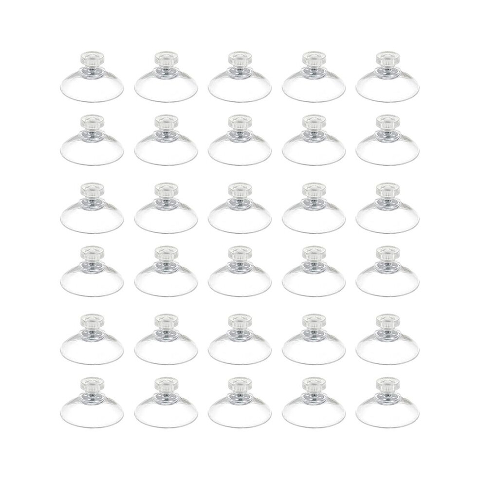 30Pcs 40Mm Suction Cup With M4-Screw And Knurled Nut, Suction Cup With Thread, Sucker Pads For Glass Table Top 6032794256367