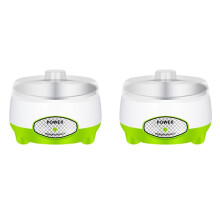 2X Yogurt Maker Compact Greek Yogurt Maker Machine DIY Homemade Yogurt Maker for Home Organic Yogurt US PLUG