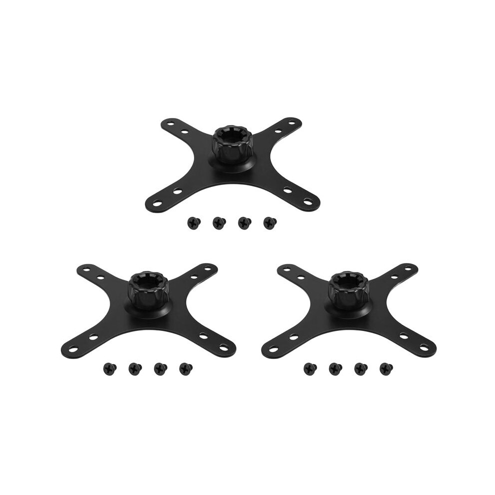 3X Portable Monitor Mounting Adapter Bracket Plate, 17Mm To 100X100mm 75X75mm, Wall Mount Arm Mount Universal 6034057694459