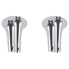 2X Tragbare Maultrommel, Maultrommel, Ethnischer Mund, Russische Mundharmonika, Anfänger-Geschenk, Musikinstrumente-Zubehör