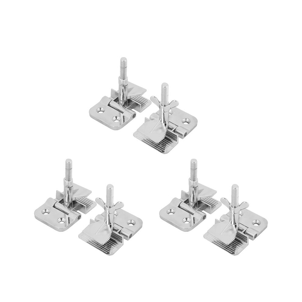 6Pcs Silk Screen Printing Metal Butterfly Frame Hinge Clamp Diy Hobby Tool 4712369518077