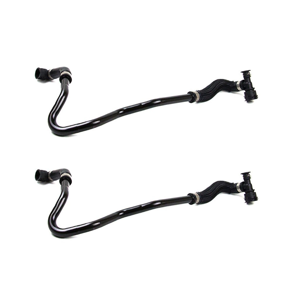 2X 2045010224 Car Coolant Hose For - C E200 E250 Radiator Rubber Hose A2045010224 Black 4712801180978