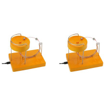 2X Kinetic Art Perpetual Movement Machine Kinetic Art Motion Inertial Metal Automatic Jumping Table Toy Yellow