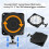 2Pack 2207003 Low-Profile Swivel Base Compatible with for Ca-Nnon 3991913 Downrigger Mount 3