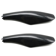 2X Dachgepäckträgerabdeckung Vorne Rechts Dachträger-Abdeckschiene Endschale Protect für Land LC100 LX470 1998-2007