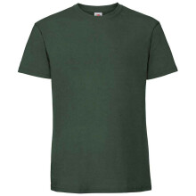 (XL, Bottle Green) Fruit Of The Loom Mens Iconic 195 Premium Ringspun Cotton T-Shirt
