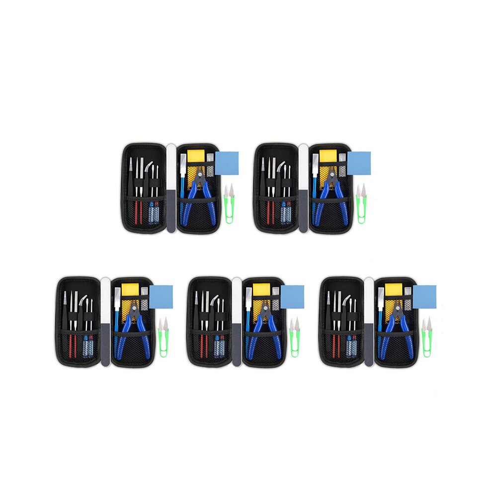 75 Pcs Model Tools Kit Modeler Basic Tools Hobby Building Tools Kit For Buildings Cars Airplanes Model Assemble 6032199734606