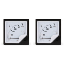 2X 6L2 Voltmeter AC 500V Pointer Type Voltage Meter Mechanical Header
