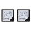 2X 6L2 Voltmeter AC 500V Wijzertype Spanningsmeter Mechanische Header 1