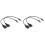 4X Headset Adapter RJ9 Plug Dual 3.5 mm Audio Socket Socket to Plug RJ9 Plug Adapter Converter Cable for Telephone 1