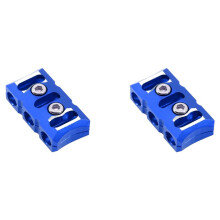 2X 12AWG ESC Motor Cable Manager Wire Fibbia A Morsetto Fisso Prevenire Lo Strumento di Clip Aggrovigliato per RC Model Car Boat Drone, Blu