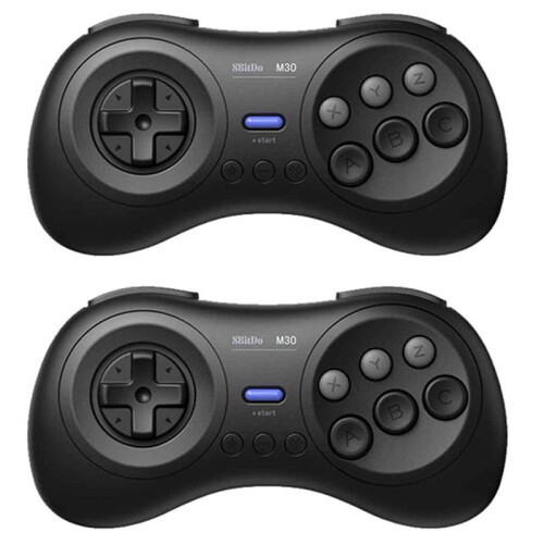 2X 8Bitdo M30  Controller Gamepad per   PC  Steam Nero 1
