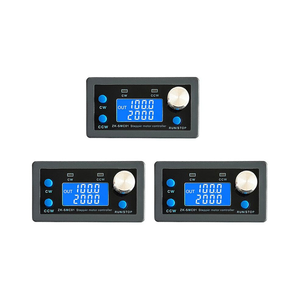 3X Zk-Smc01 Stepper Motor Driver And Controller 5-30V Reverse Pulse Speed Control Board Programmable Plc Serial 6031379181988