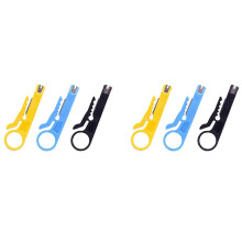 6Pcs Portable Wire Stripper, Small Wire Stripper, Wire Bonder, Wire Bonder, Wire Bonder with Small Yellow Knife.