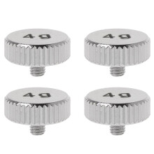 4X Headshell 4G Shell Weight Turntable Metal Electric Instrument Parts for SL1200 SL1210 MK2 3 5 M5G Stylus DJ,Silver