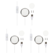 3X Kit de Luz Noturna LED Faça Você Mesmo para Luzes Noturnas Personalizadas, Sem Peças 3D Incluídas, Modelo de Brinquedo de Casa de Tesouro Do