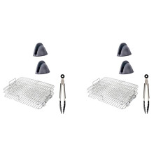2X Air Fryer Rack for Foodi Grill XL Air Fryer, Multi-Layer Dehydrator Rack Toast Rack Air Fryer Accessories