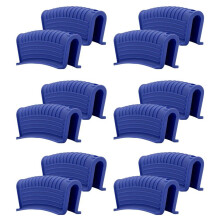 Thickened Silicone Pan Handle Cover Insulation Cover Pan Ear Clip Cast Iron Pan Frying Pan Wok Handle Holder,,12PCS