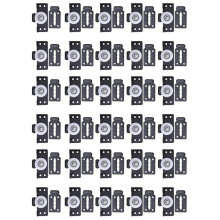 Accessori Hardware 30 Set di Pulegge per Porte Scorrevoli per Guardaroba Porte Scorrevoli In Legno Ruote per Porte Scorrevoli Silenziose Nere