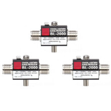 3X BL-2000 Parafoudre CoAxial PL259 Femelle Vers PL259 Femelle Parafoudre CoAxial -1000 MHz