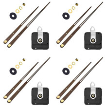 4X High Torque Clock Movement Mechanism Large Wall Quartz Clock Long Hands Walnut Wood DIY Repair Parts Replacement 28mm