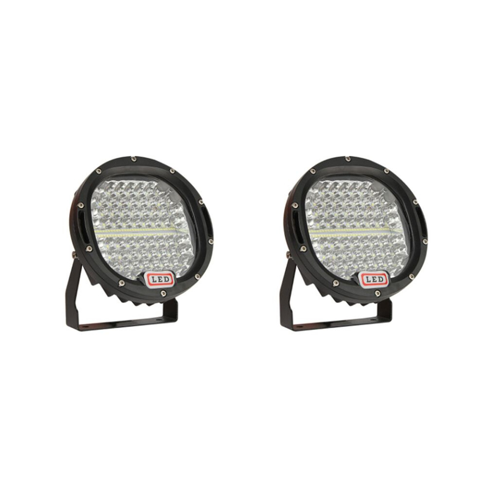 2Pcs 4X4 4Wd Spot Led Roof Work For Lorry 7Inch Ip68 Offroad Suv Light/Black 4712696426755