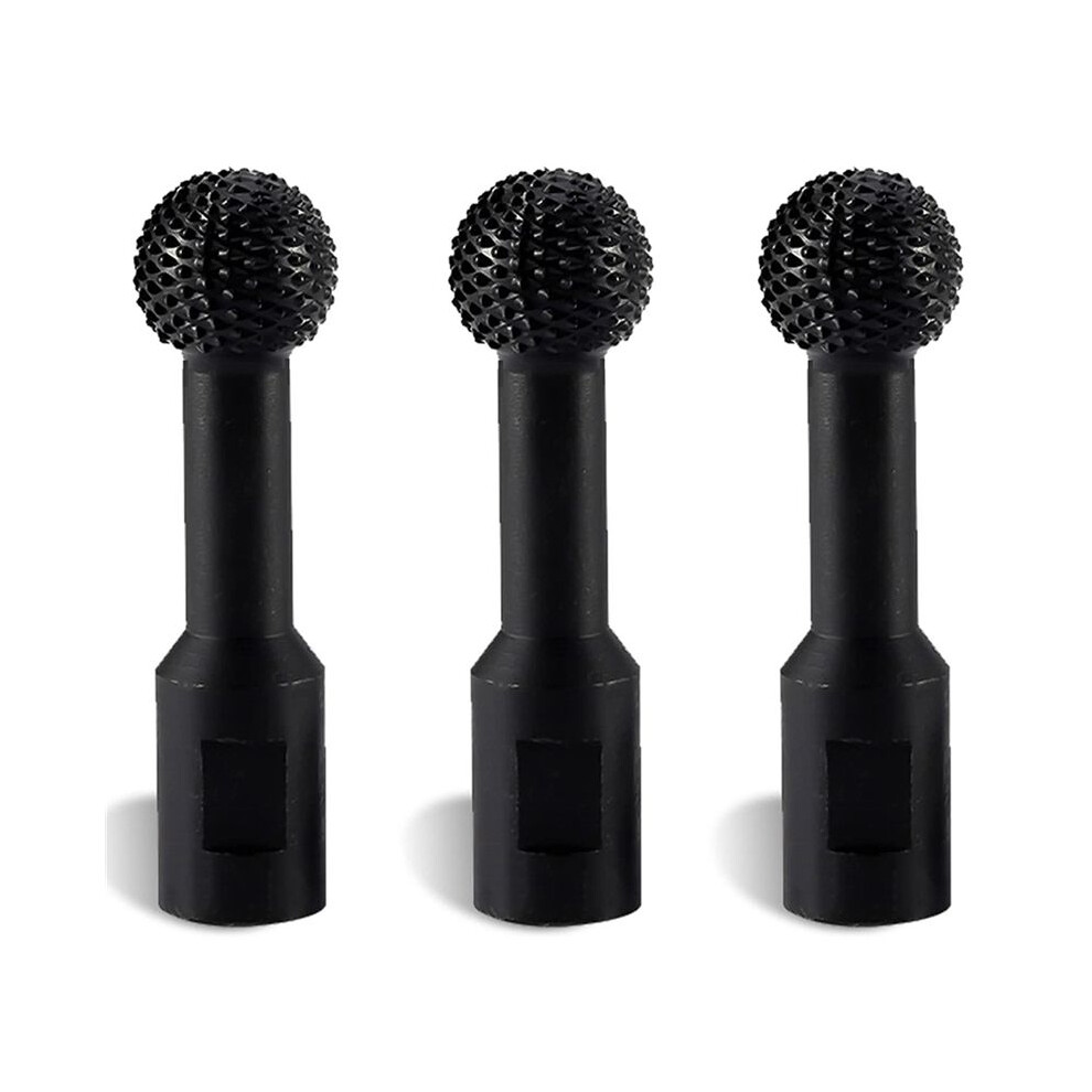 3X Gouge Spherical Spindles Shaped Wood Gouge Power Carving Attachment 115/125 Angle Grinder 25Mm 6033970325006