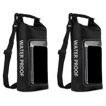 2X Waterproof Dry Bags Pack 2L Surfboard Kayak Storage Bag for Trekking Swimming Surfing Inflatable Boat Board B