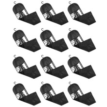 12 Piezas Colgador de Peluca Extra Largo y Bolsas de Almacenamiento, Soporte para Extensiones de Cabello una Prueba de Polvo e Impermeable, Diseñado