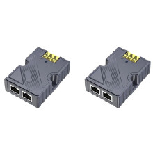 2X para Injetor Starlink 150W Gige PoE com Proteção Contra Surtos e Proteção ESD Garantida Distribuição de Energia Perfeito
