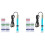 2X PH Replacement Probe with BNC Interface 300cm Cable 0-14 PH Q9 Probe Controller Oxidation-Reduction Potential Sensor 1