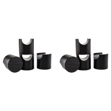 8 Stuks HIFI Kabelstandaard Booster Houder Ondersteuningsframe Anti-Schok Voet Multifunctionele Luidsprekerkabel Trailing Pad Zwart