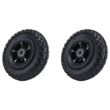 2X Hinterrad 8 Zoll 200X50 Luftreifen für Elektrisches Skateboard Dämpfung Country Skateboard Tubeless Reifenteile