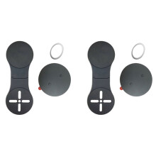 2X for Stand Laptop Side Mount Phone Holder Desktop Magnetic Mount for Laptop for Stand Black