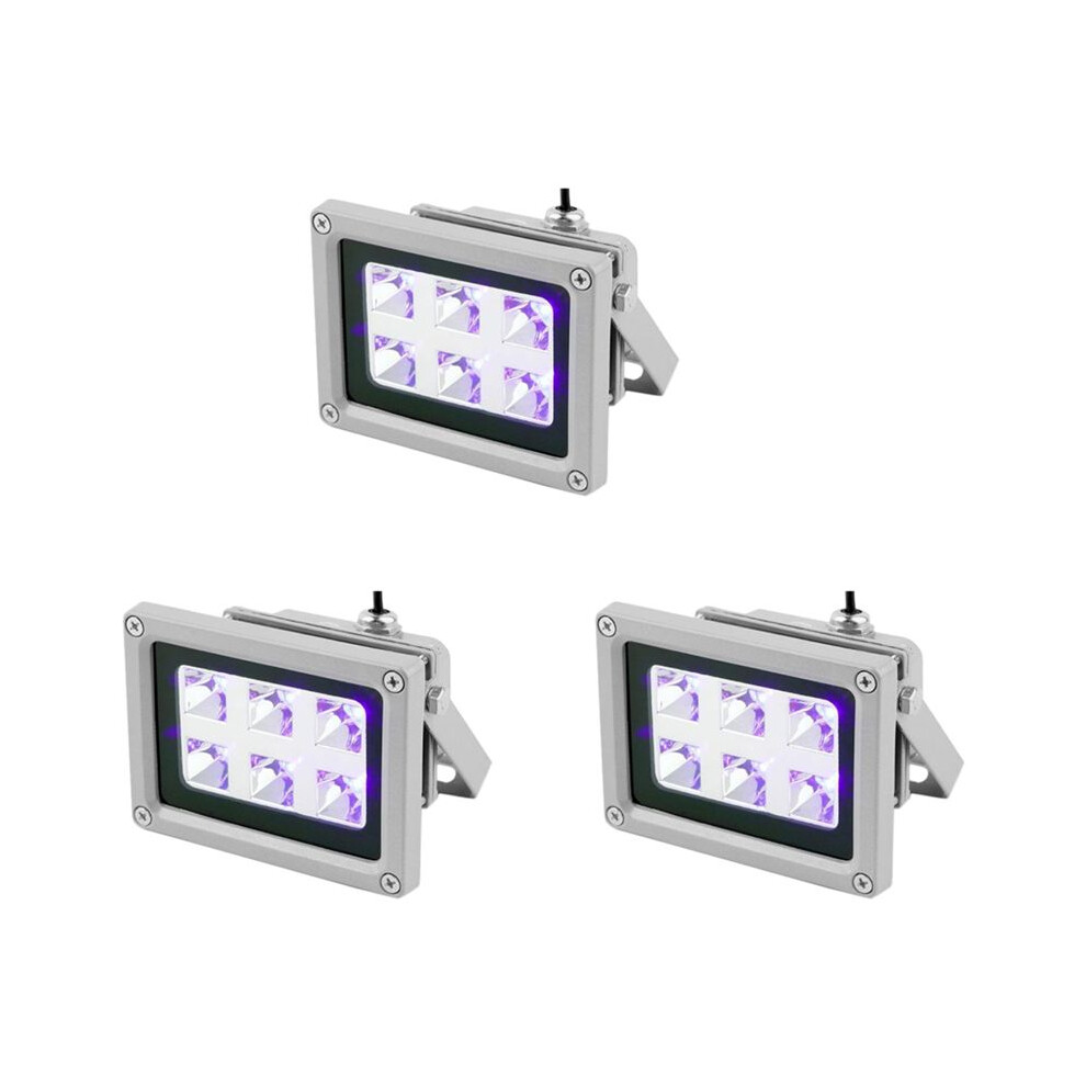 3X 85-260V 405Nm Uv Led Curing Lamp Resin For Sla Dlp 3D Printer Us Plug Light 4713241313032
